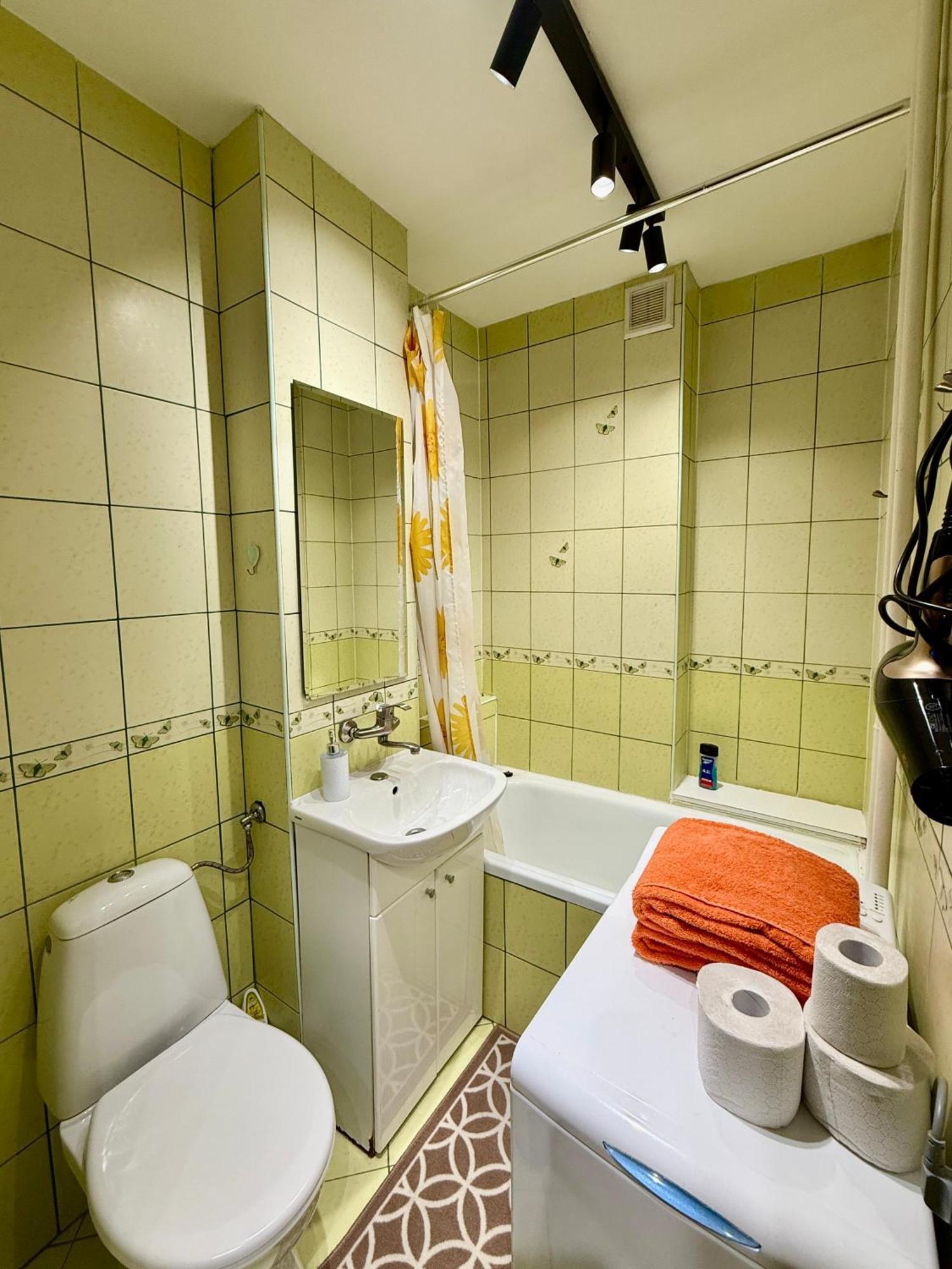 Super Apartment Yellow 2X Metro Fast Wifi 1 Gbs Netflix Panorama Miasta Варшава Экстерьер фото
